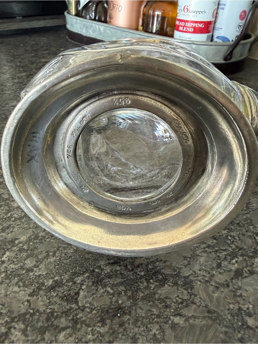 Arte Italica Pewter Duck Carafe with Glass Decanter — Vintage Italian Pewter - Picture 2 of 5